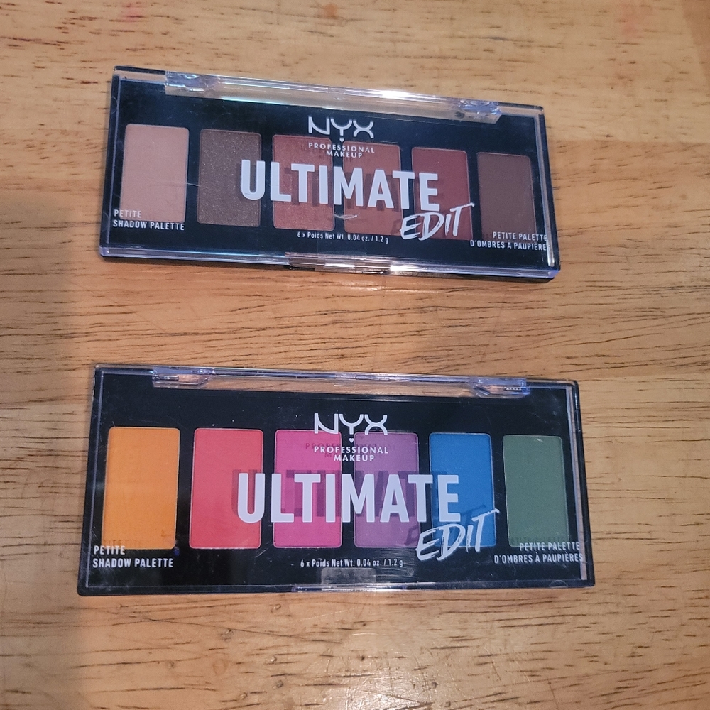 New 2 NYX Ultimate Edit Eyeshadow Palettes